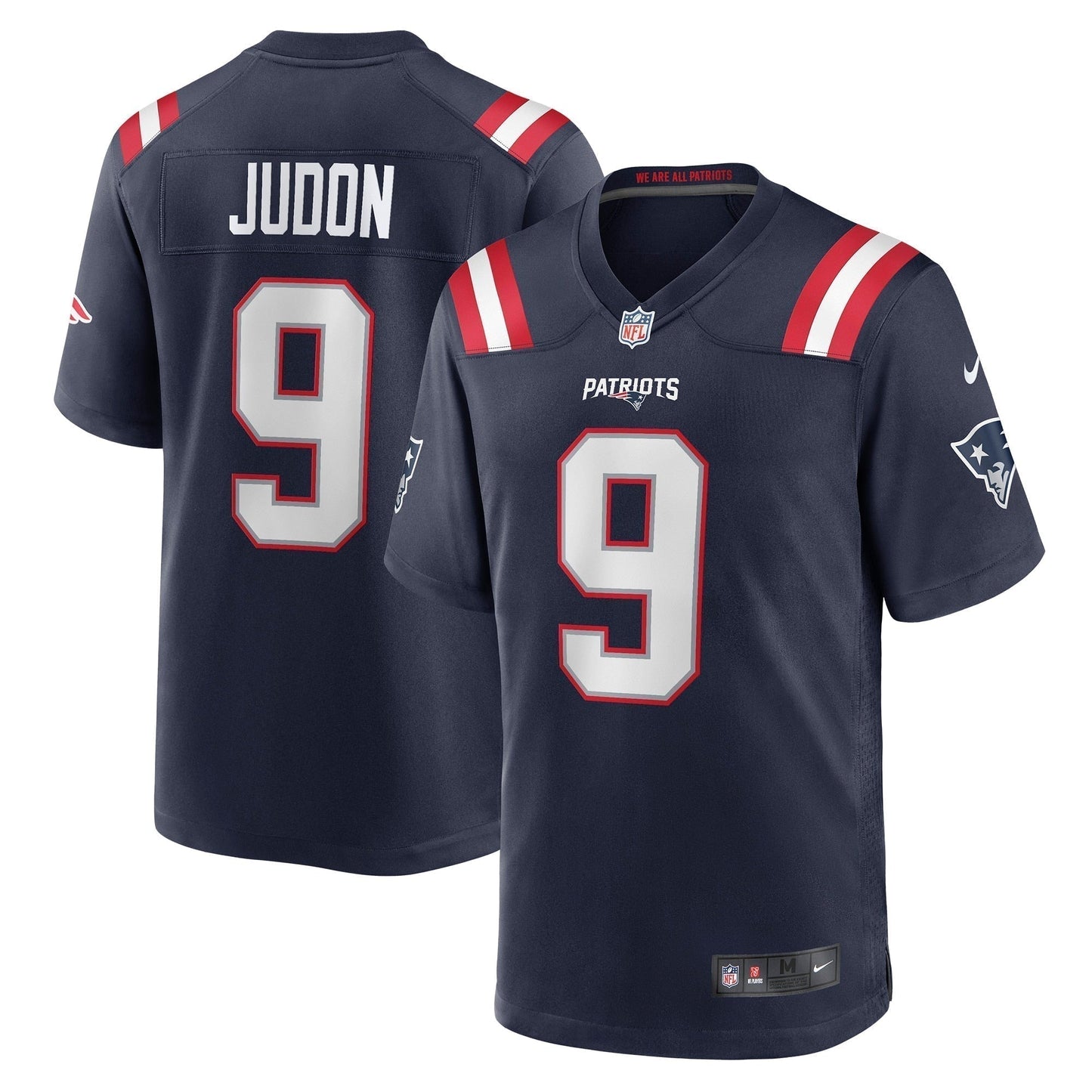 Matthew Judon New England Patriots Game Jersey - Navy football jersey product view 1