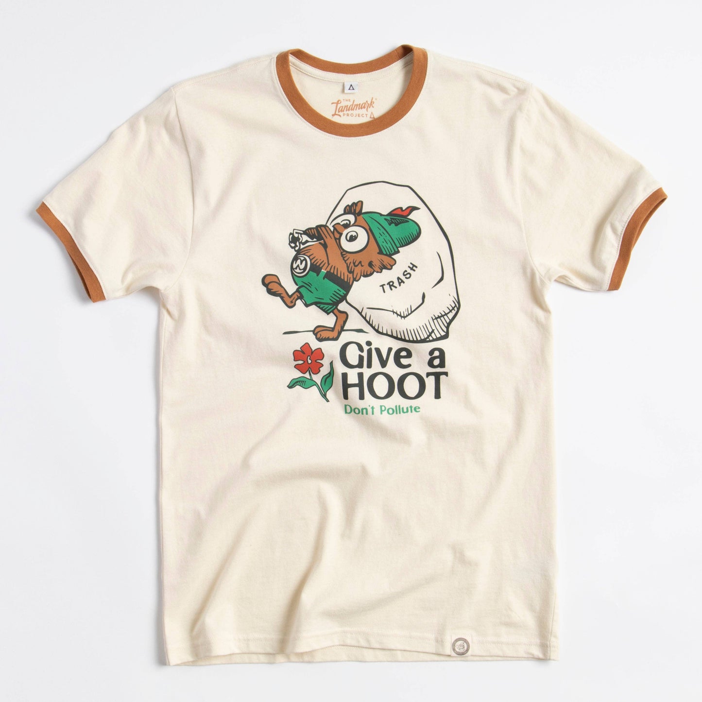 Give A Hoot, Don't Pollute Unisex Short Sleeve Ringer Tee Unisex T-shirt, Sweatshirt, Hoodie, Long Sleeve Tee - T-Shirt, Sweatshirt, Hoodie