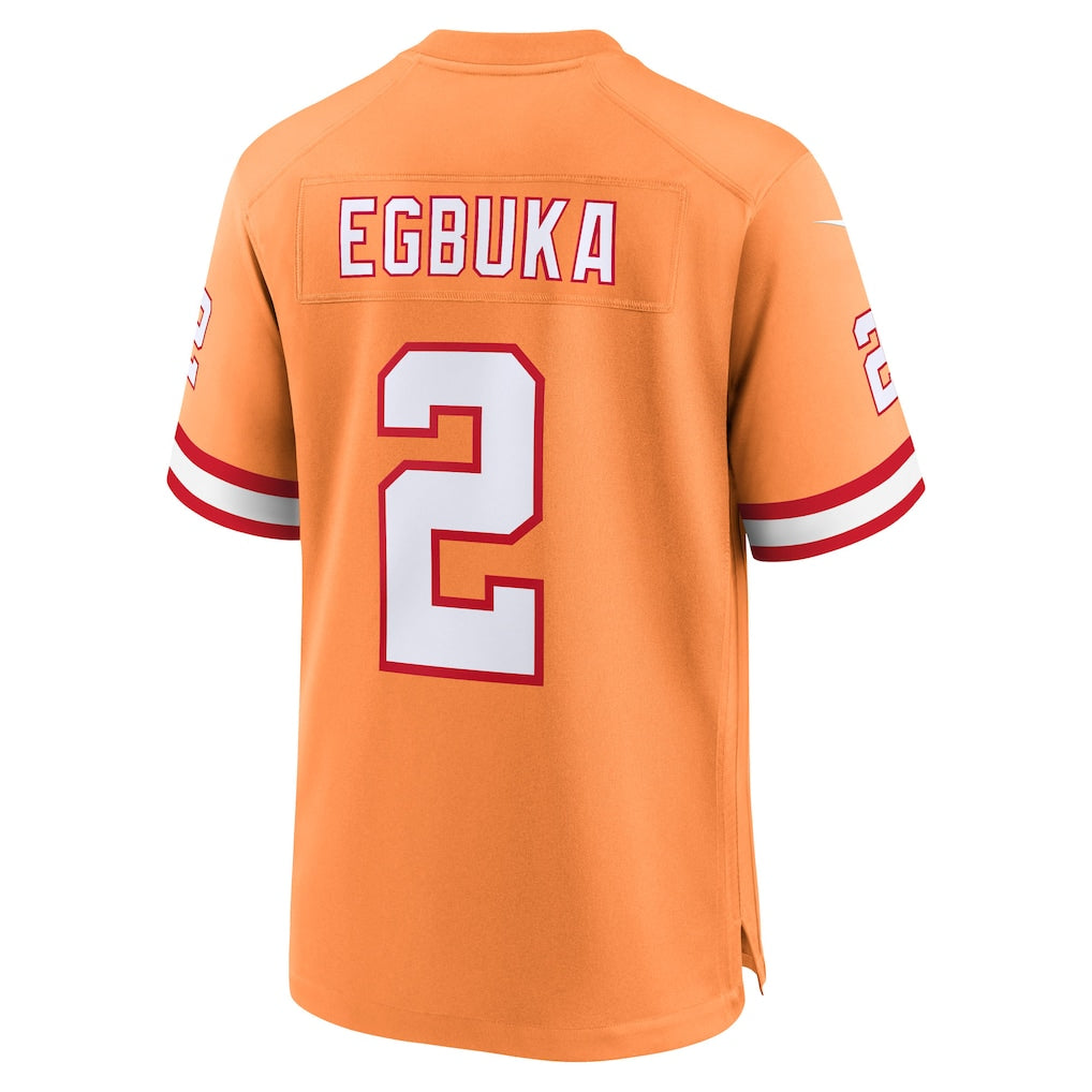 TB.Buccaneers #2 Emeka Egbuka Creamsicle Alternate 2 Game Jersey football jersey product view 1