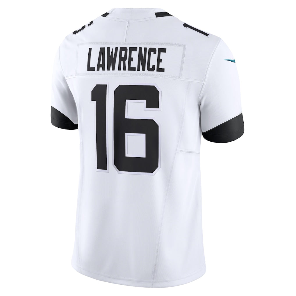 J.Jaguars #16 Trevor Lawrence White Game Jersey football jersey product view 1