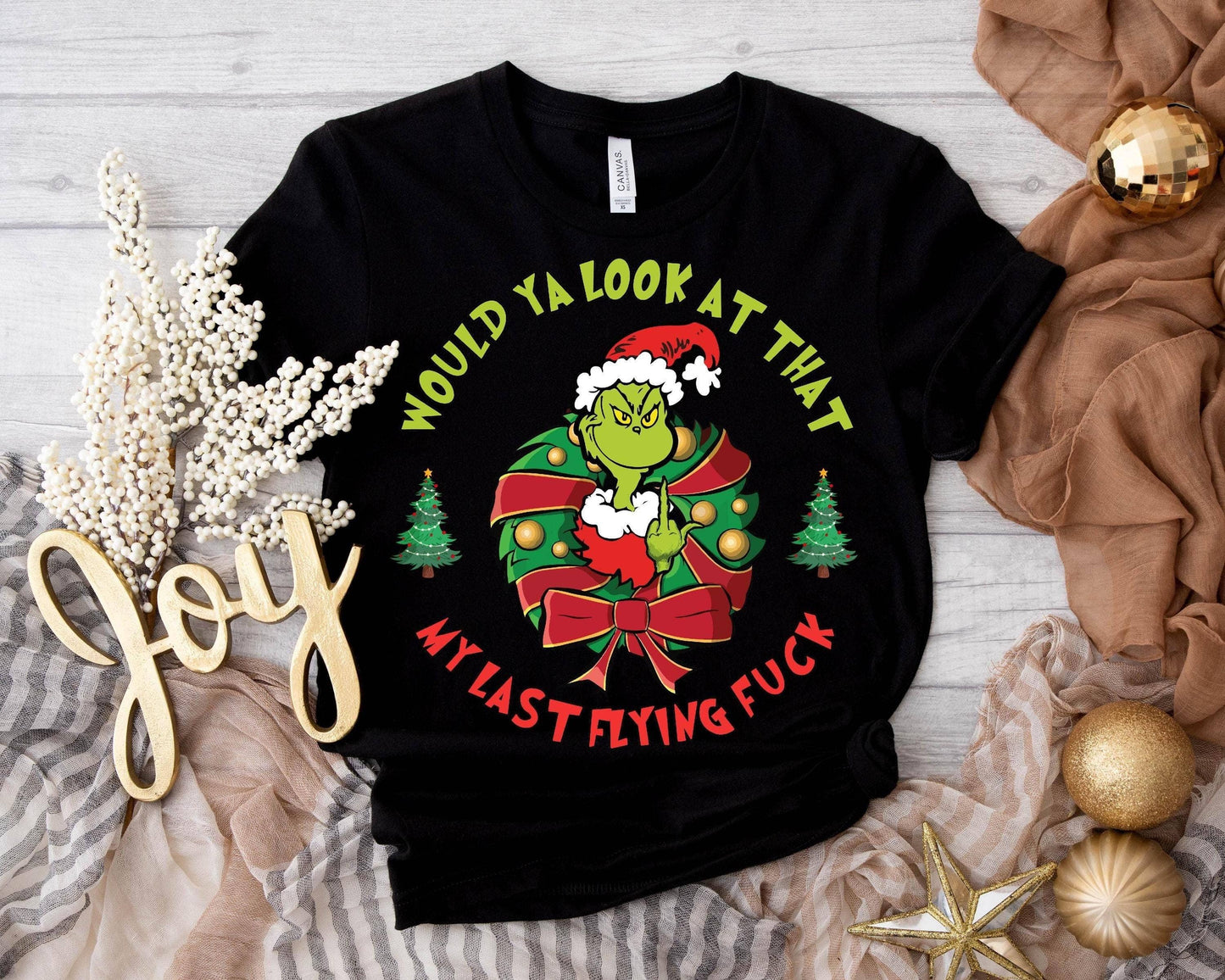 Grinch Christmas Shirt, Sarcastic Humor Tee Unisex T-shirt, Sweatshirt, Hoodie, Long Sleeve Tee - T-Shirt, Sweatshirt, Hoodie