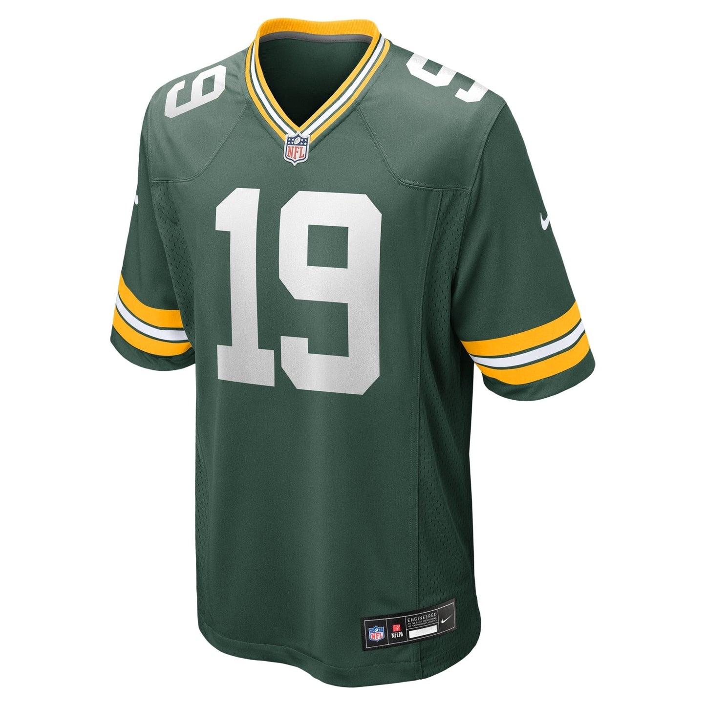 Daniel Whelan Green Bay Packers Game Jersey - Green football jersey product view 2