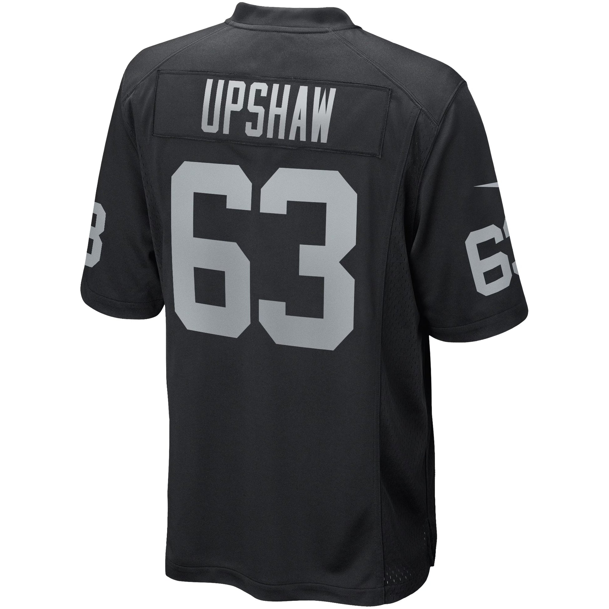 Las Vegas Raiders Gene Upshaw Black Game Retired Player Jersey football jersey product view 1