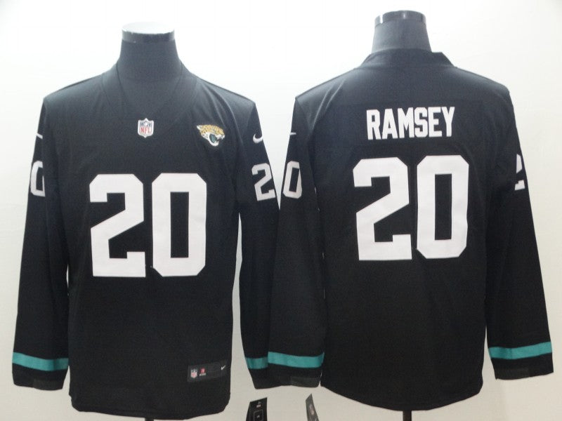 Men's Jacksonville Jaguars #20 Jalen Ramsey Black Player Game Jersey1 football jersey product view 1