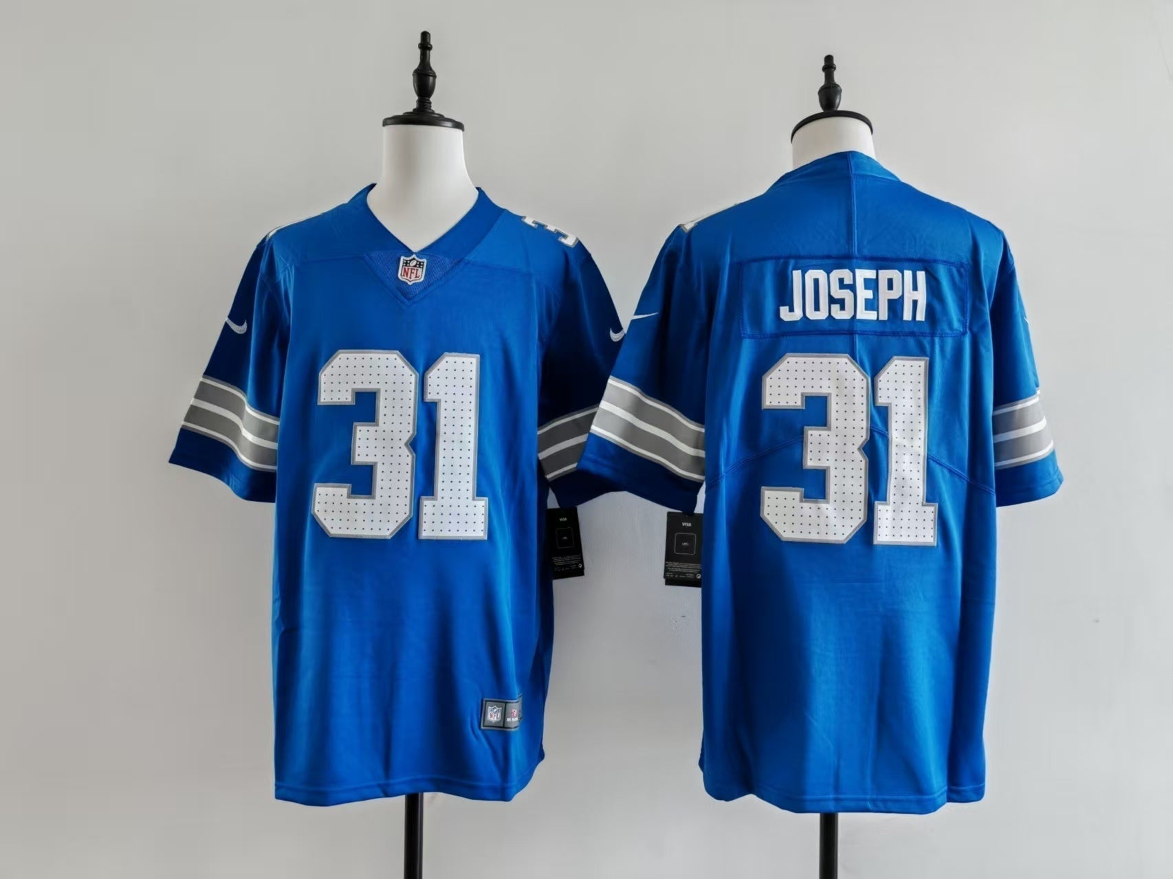 Men's Detroit Alex Kerby Joseph Jersey - Blue football jersey product view 1