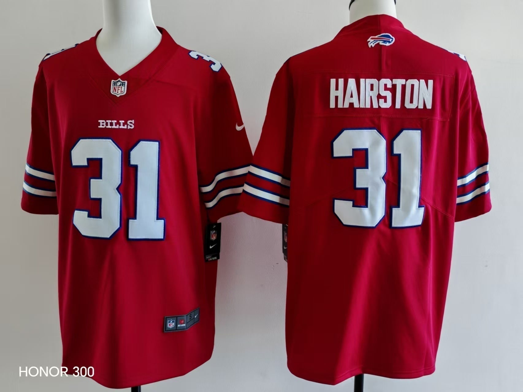 Men's Buffalo Bills Maxwell Hairston Jersey-Red football jersey product view 1