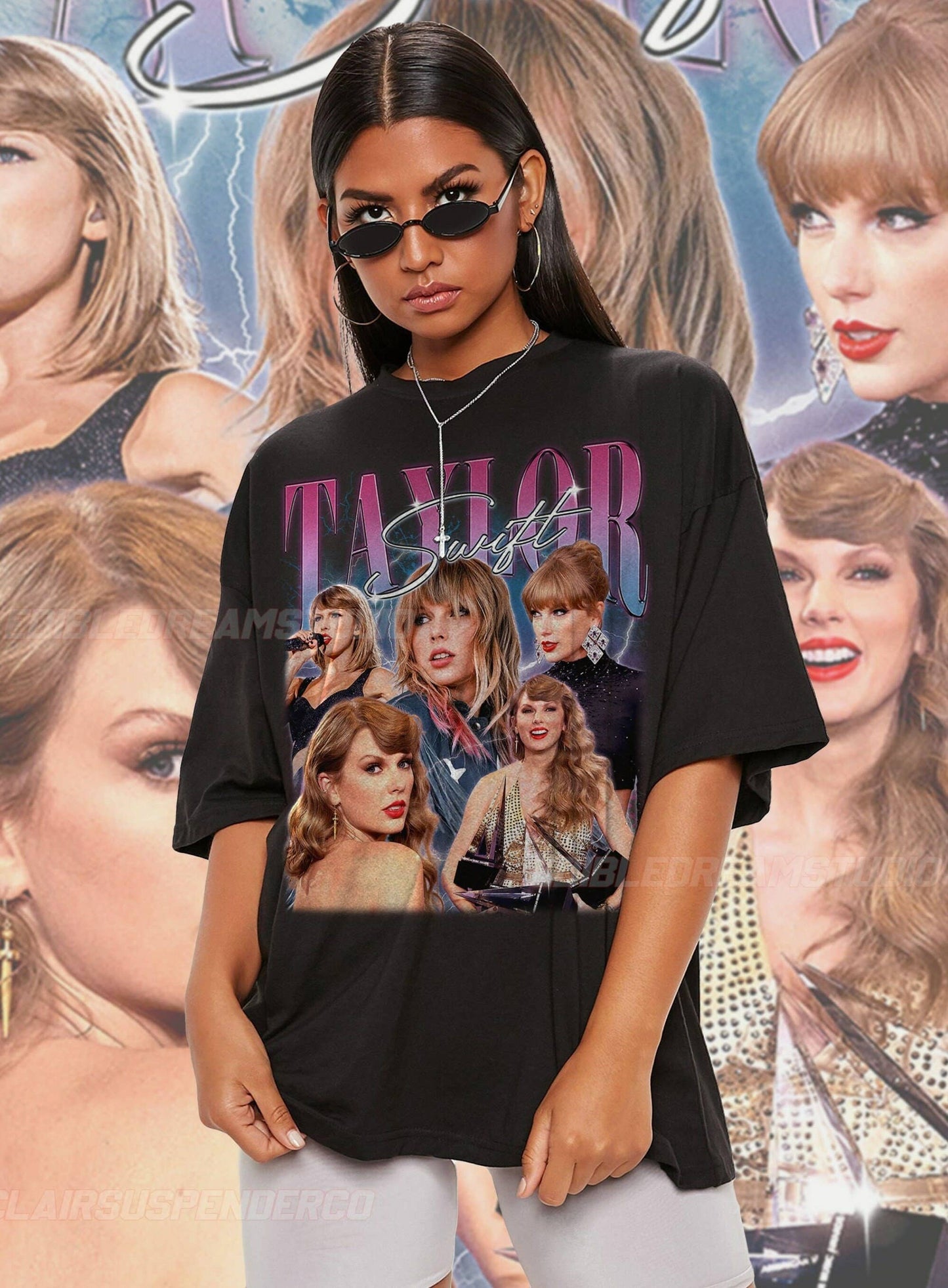 Taylor 90s Vintage Y2k Ts the Eras Tour Midnights T-Shirt Unisex T-shirt, Sweatshirt, Hoodie, Long Sleeve Tee - T-Shirt, Sweatshirt, Hoodie