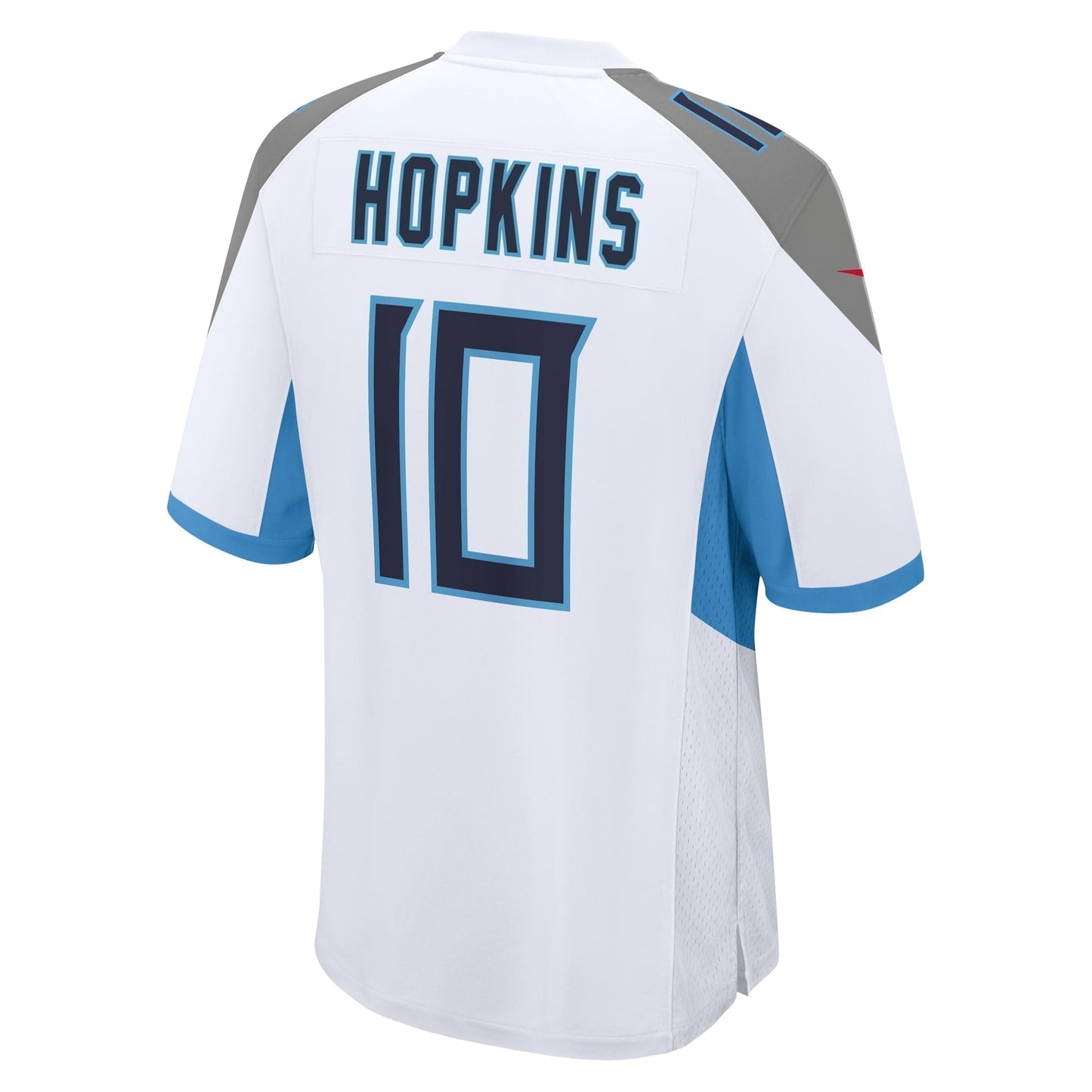 DeAndre Hopkins Tennessee Titans Game Jersey - White football jersey product view 3