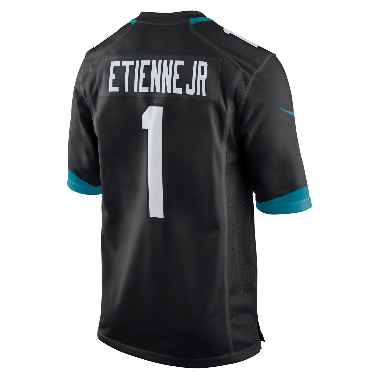 Travis Etienne Jacksonville Jaguars Game Jersey - Black football jersey product view 3