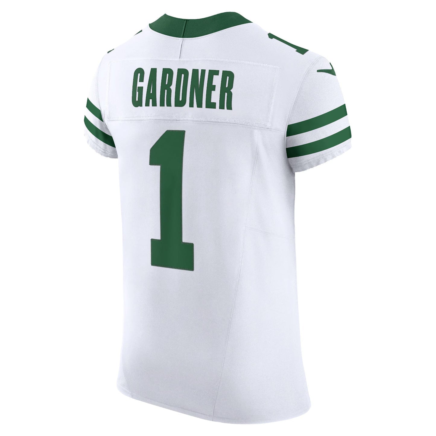New York Jets Ahmad Sauce Gardner White Alternate Vapor F.U.S.E. Elite Jersey football jersey product view 1