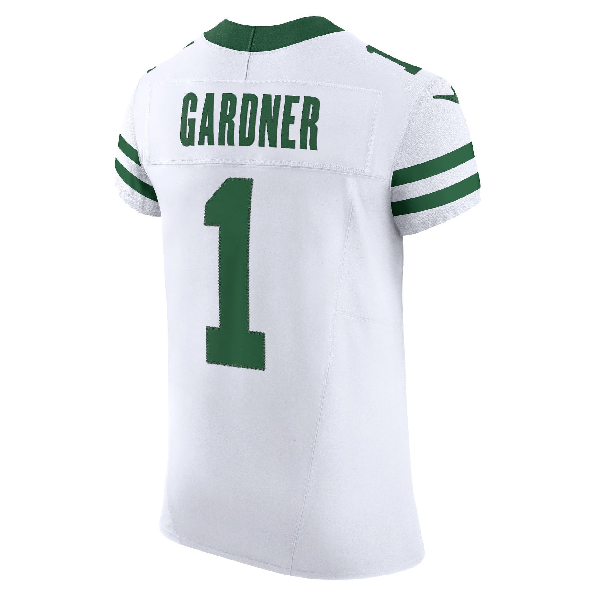 New York Jets Ahmad Sauce Gardner White Alternate Vapor F.U.S.E. Elite Jersey football jersey product view 1
