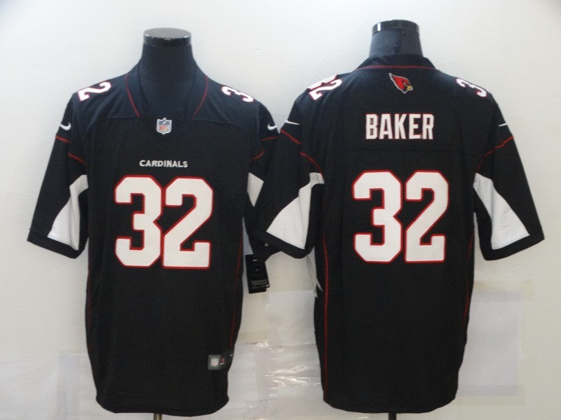 Men's Arizona Cardinals Budda Baker Black Game Player Jersey football jersey product view 1