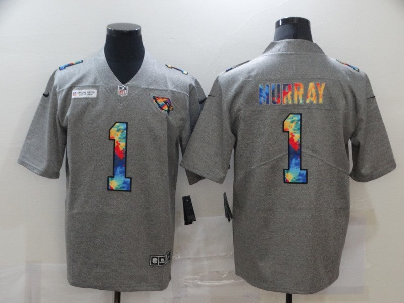 Men's Arizona Cardinals Kyler Murray #1 Gray Game Player Jersey1 football jersey product view 1