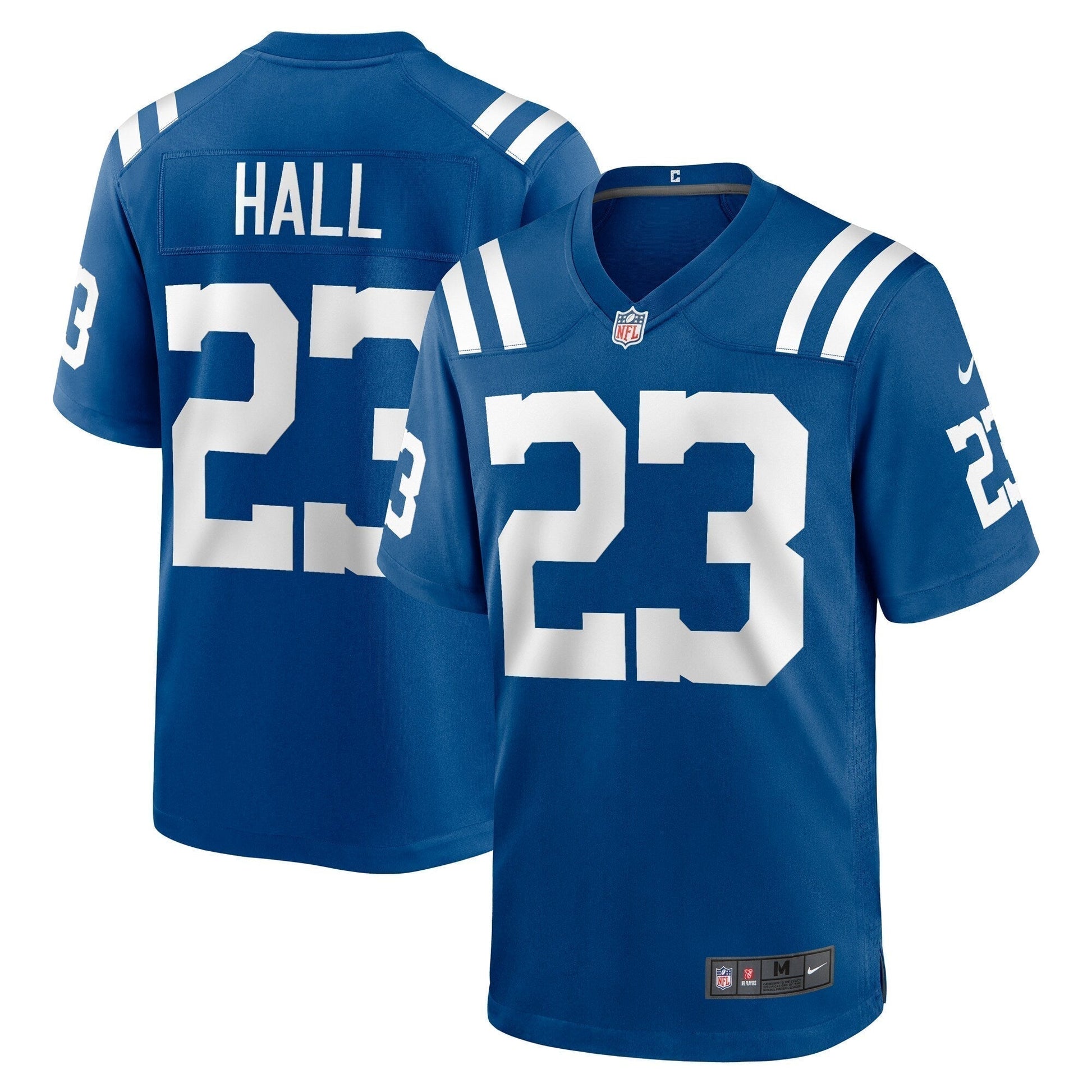 Darren Hall Indianapolis Colts Team Game Jersey - Royal football jersey product view 1