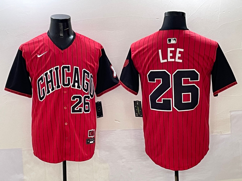 Men's Chicago White Sox Korey Lee Red/Black 2025 City Connect Limited Player Jersey baseball jersey product view 1