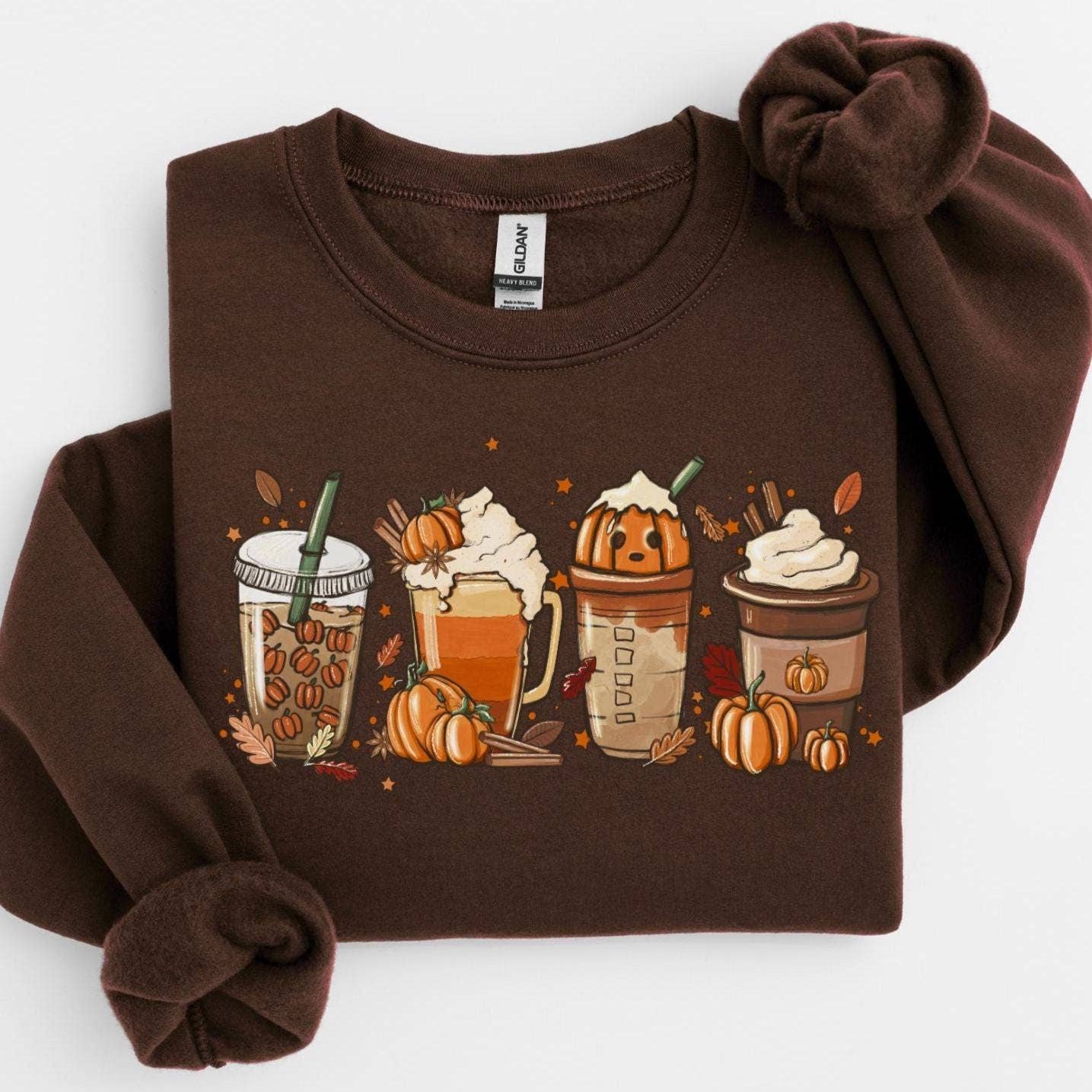 Cozy Pumpkin Spice Fall Sweater Unisex T-shirt, Sweatshirt, Hoodie, Long Sleeve Tee - T-Shirt, Sweatshirt, Hoodie