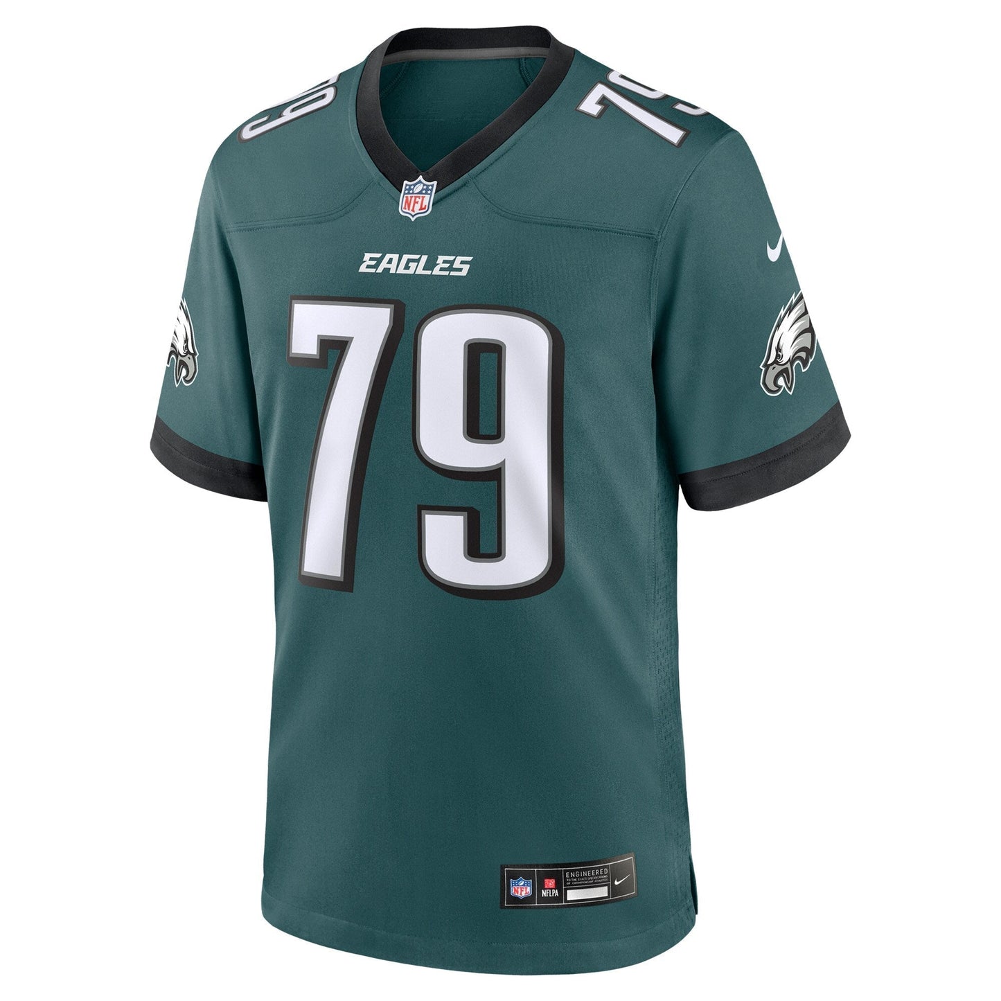 Trevor Keegan Philadelphia Eagles Team Game Jersey - Midnight Green football jersey product view 2
