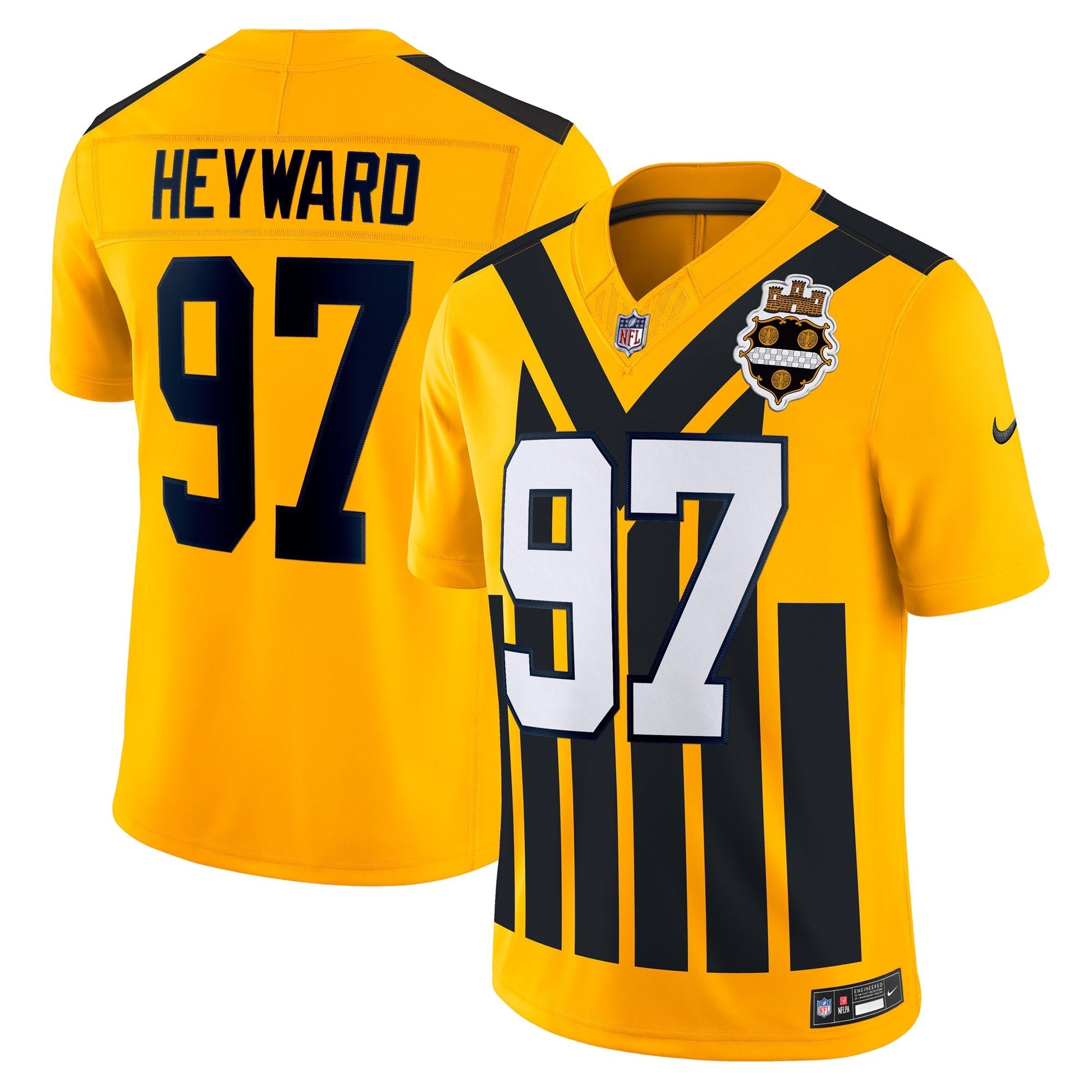 Pittsburgh Steelers Cameron Heyward Gold Alternate Vapor F.U.S.E. Limited Jersey football jersey product view 1