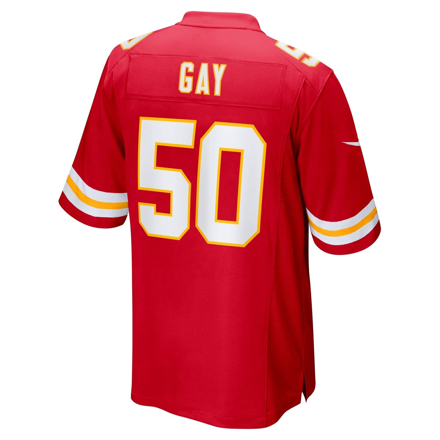 Willie Gay Kansas City Chiefs Game Jersey - Red football jersey product view 3