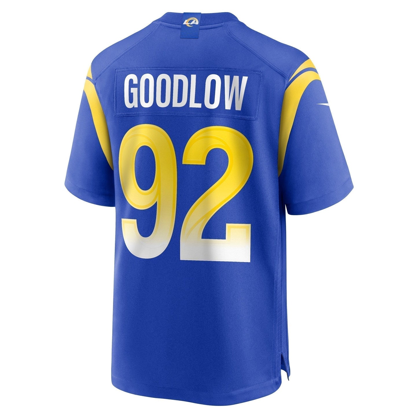 Anthony Goodlow Los Angeles Rams Game Jersey - Royal football jersey product view 3