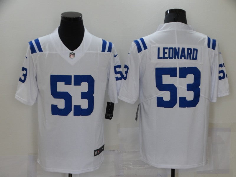 Men's Indianapolis Colts Shaquille Leonard White Game Player Jersey football jersey product view 1
