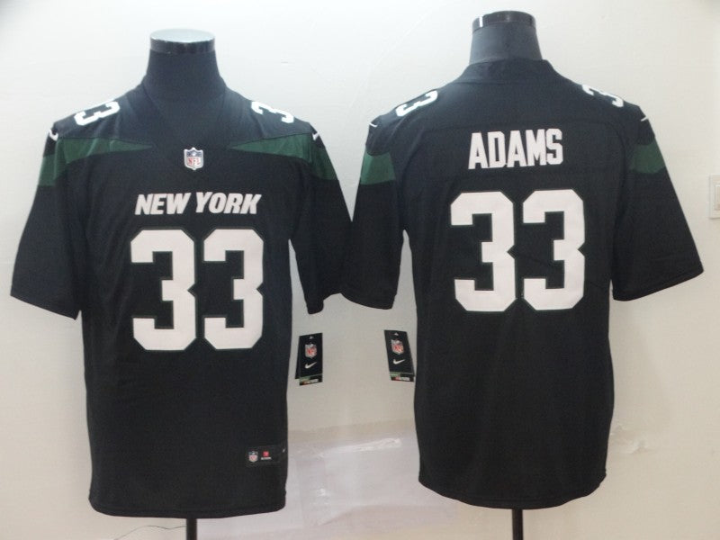 Men's New York Jets Jamal Adams Black Game Jersey football jersey product view 1