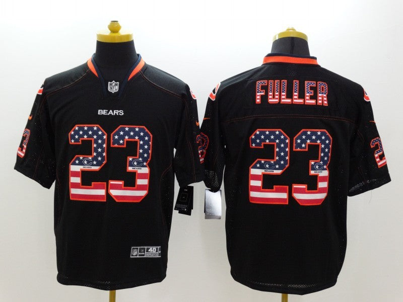 Men's Chicago Bears Kyle Fuller #23 Black Game Jersey1 football jersey product view 1