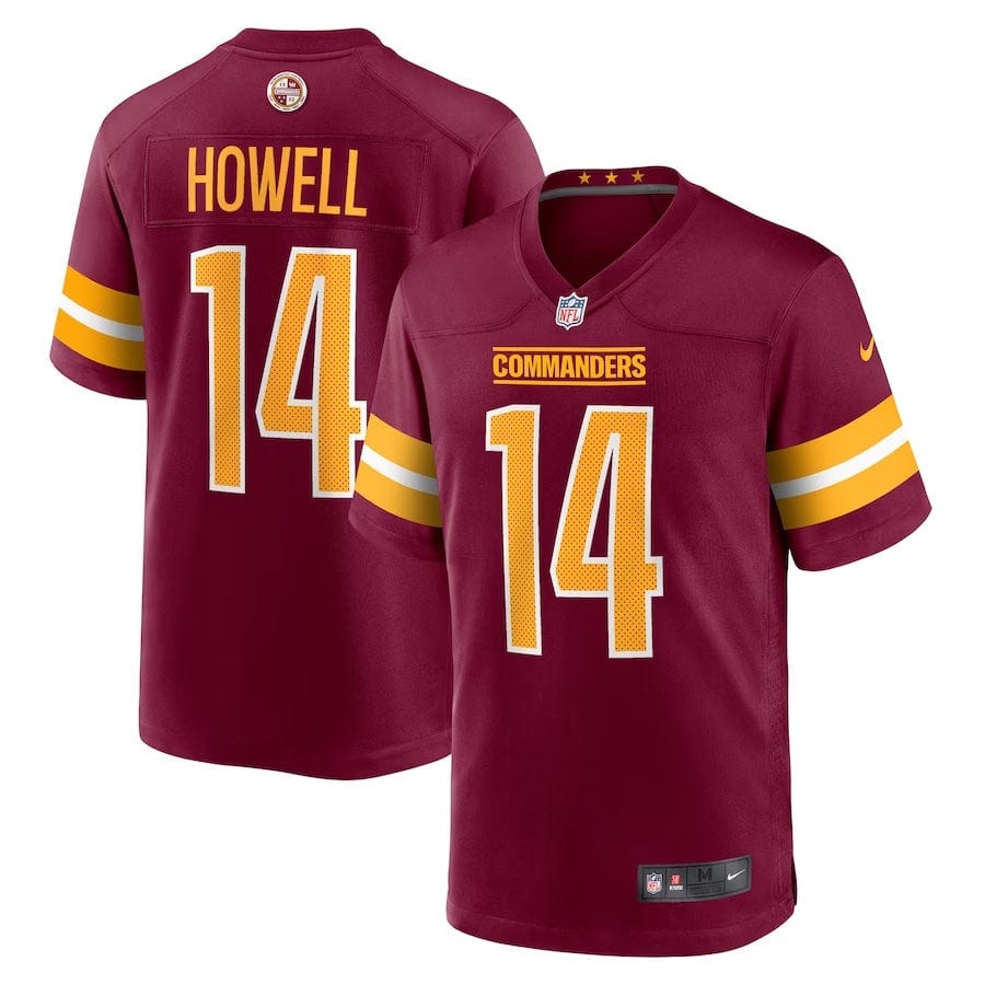 Sam Howell Washington Commanders Jersey football jersey product view 1
