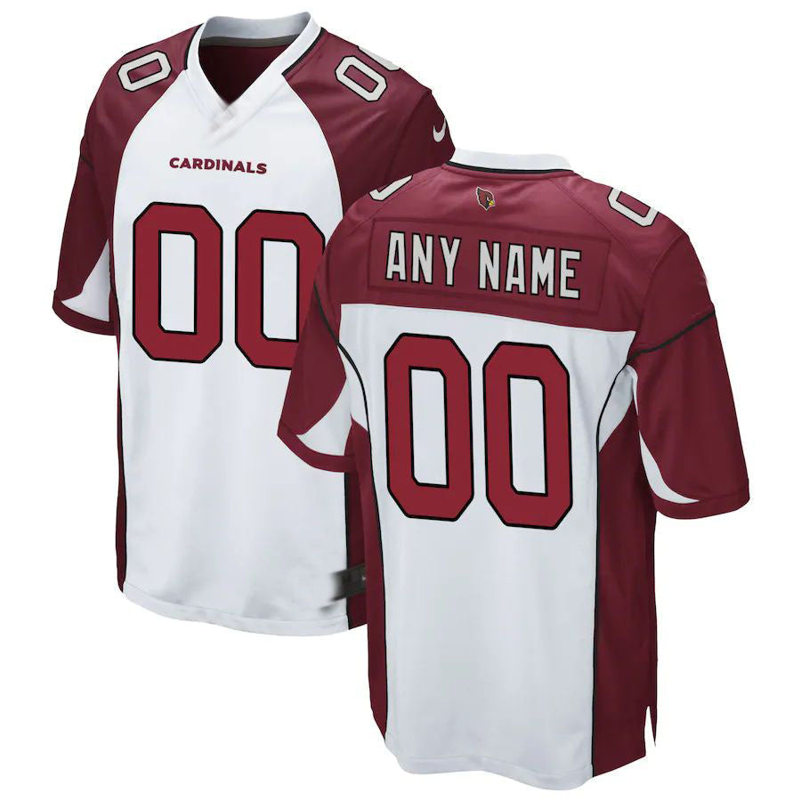 Custom1 Arizona Cardinals White Game Jersey1 Stitched Football Jerseys football jersey product view 1