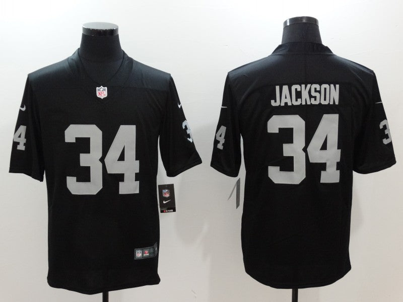 Men's Las Vegas Raiders Bo Jackson #34 Black Game Jersey1 football jersey product view 1