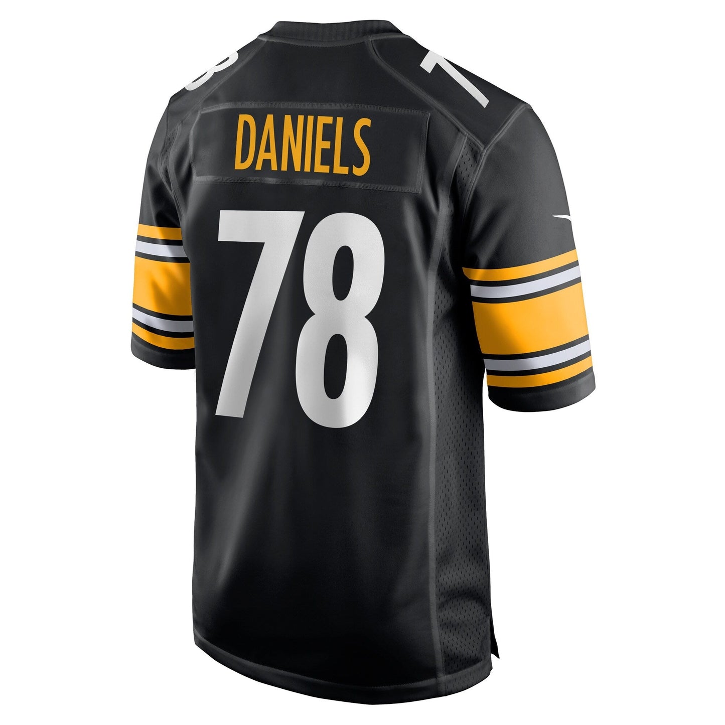 James Daniels Pittsburgh Steelers Game Jersey - Black football jersey product view 3