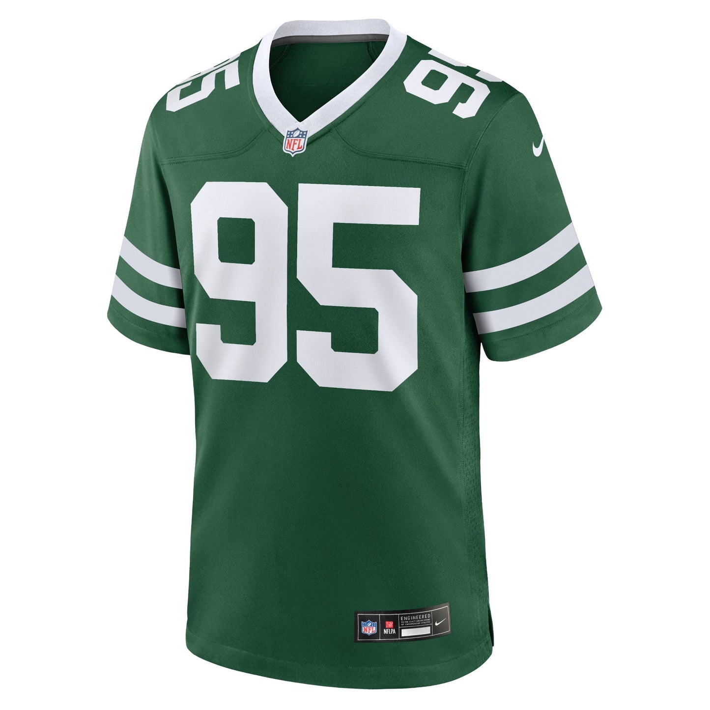 Quinnen Williams New York Jets Game Jersey - Legacy Green football jersey product view 2