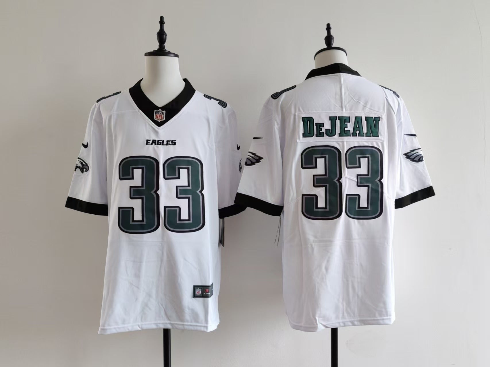 Men's Philadelphia Eagles Cooper DeJean Jersey-white football jersey product view 1