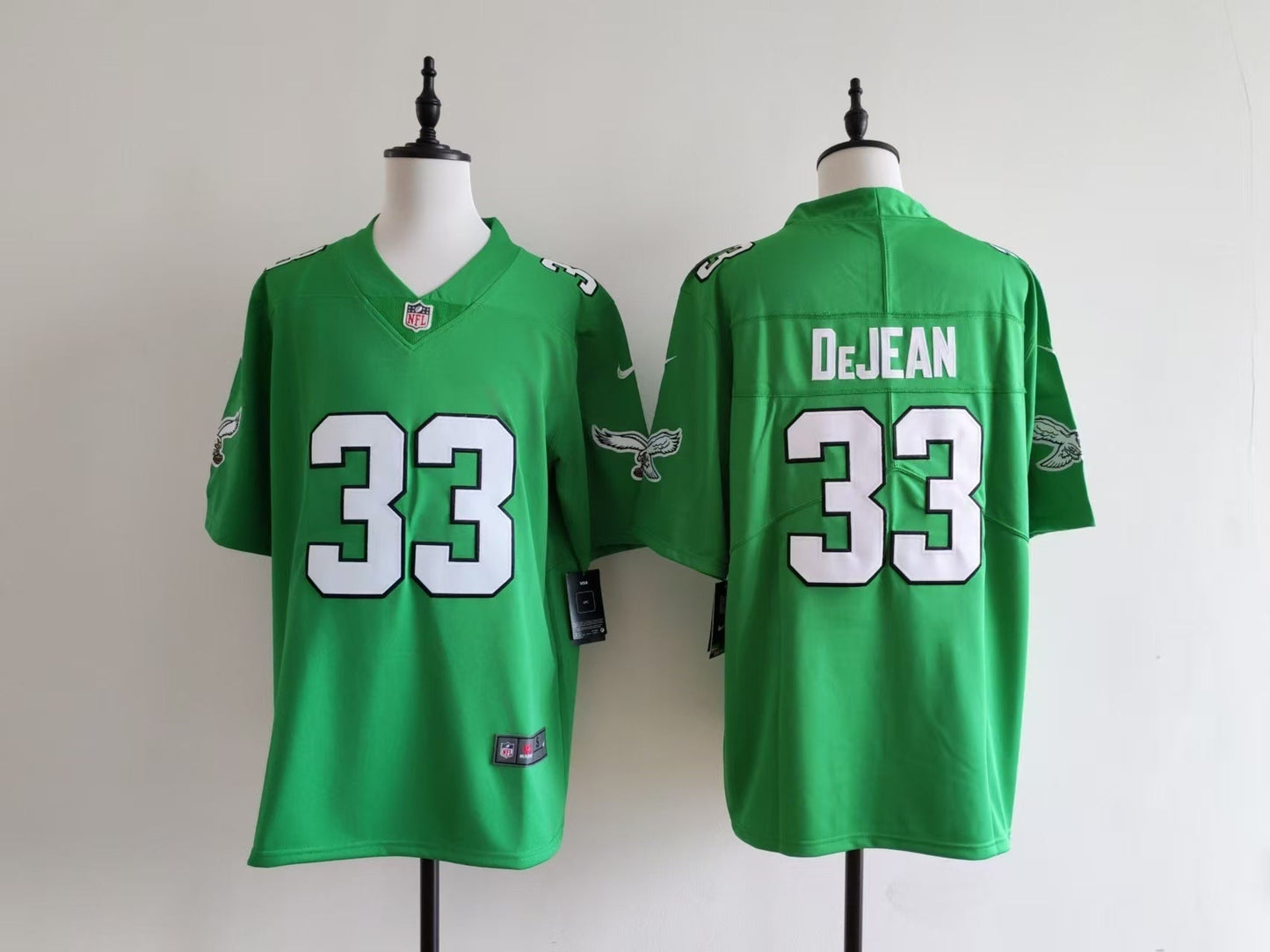 Men's Philadelphia Eagles Cooper DeJean Jersey-green football jersey product view 1