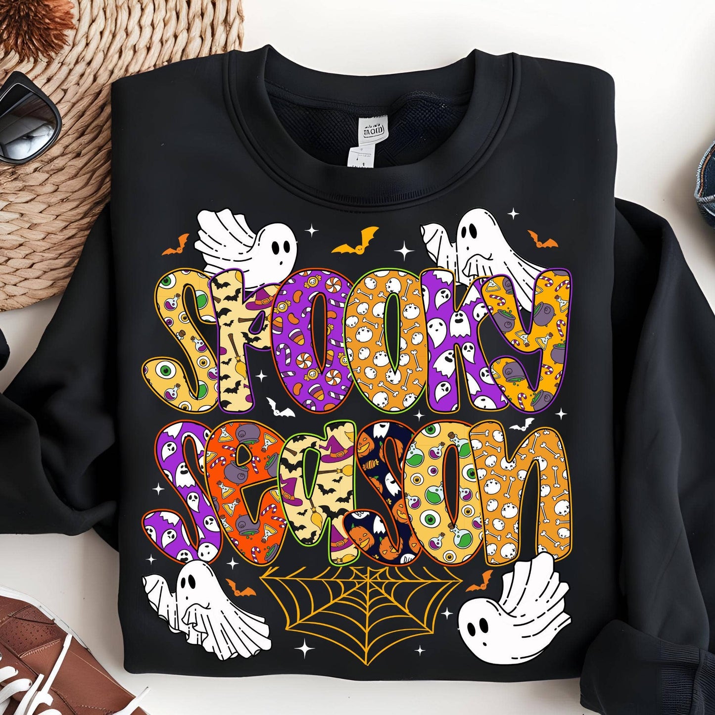 Spooky Season Halloween Ghost Apparel Collection Unisex T-shirt, Sweatshirt, Hoodie, Long Sleeve Tee - T-Shirt, Sweatshirt, Hoodie