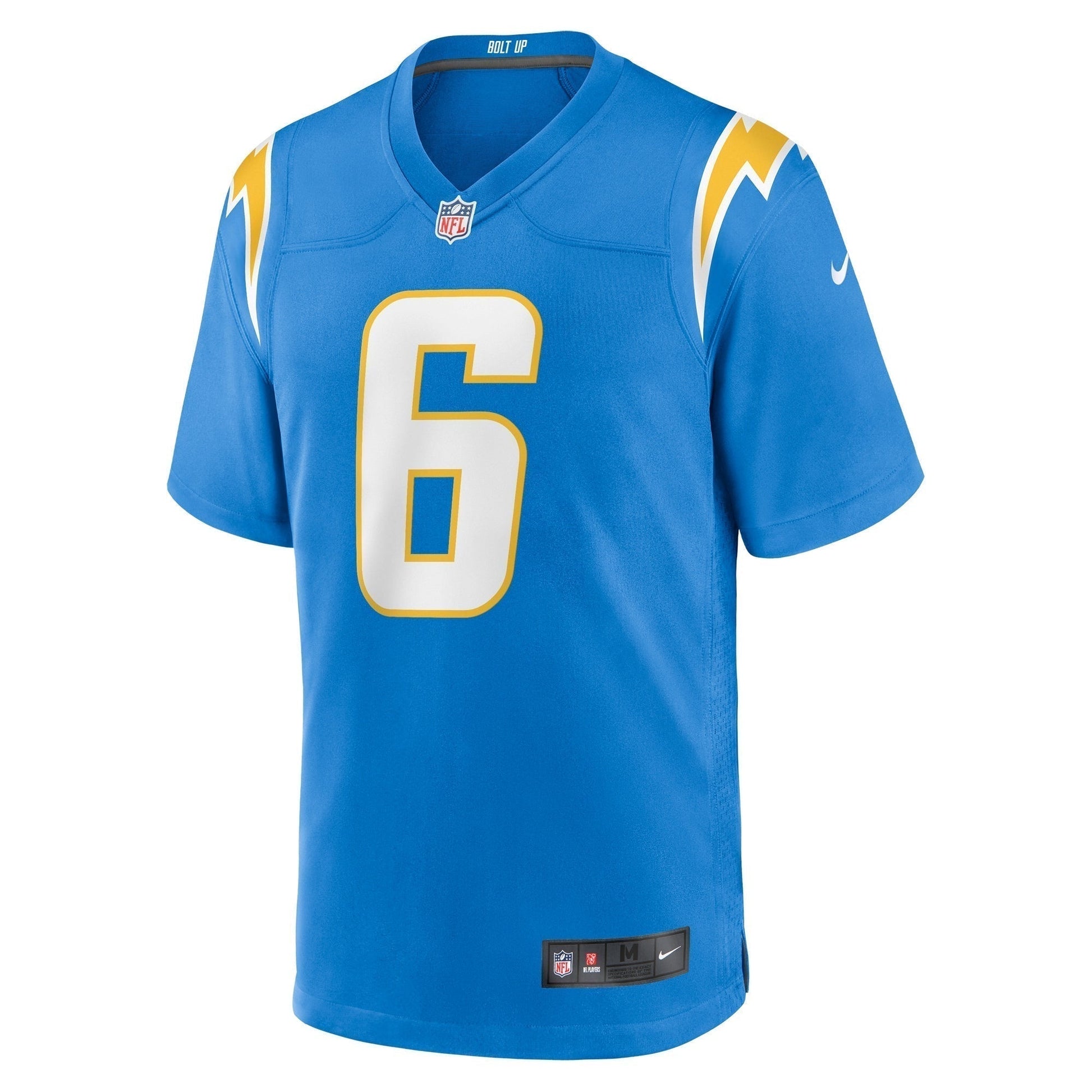 Eric Kendricks Los Angeles Chargers Game Jersey - Powder Blue football jersey product view 2