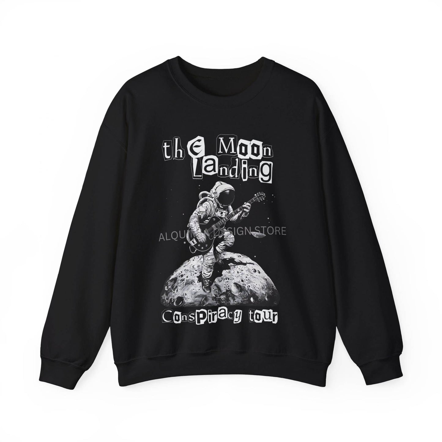 The Moon Landing Conspiracy Tour Sweatshirt  Cryptid Shirt Unisex T-shirt, Sweatshirt, Hoodie, Long Sleeve Tee - T-Shirt, Sweatshirt, Hoodie