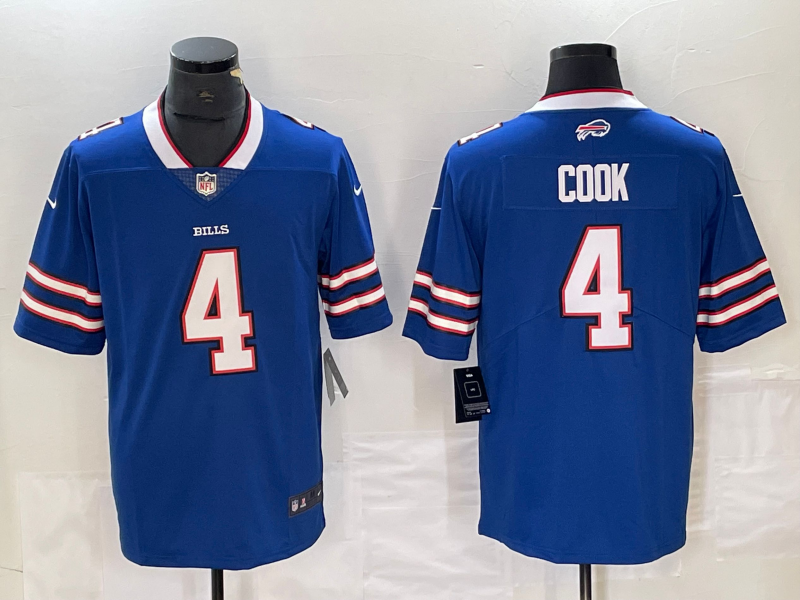 Men's Buffalo Bills James Cook Royal Game Player Jersey football jersey product view 1