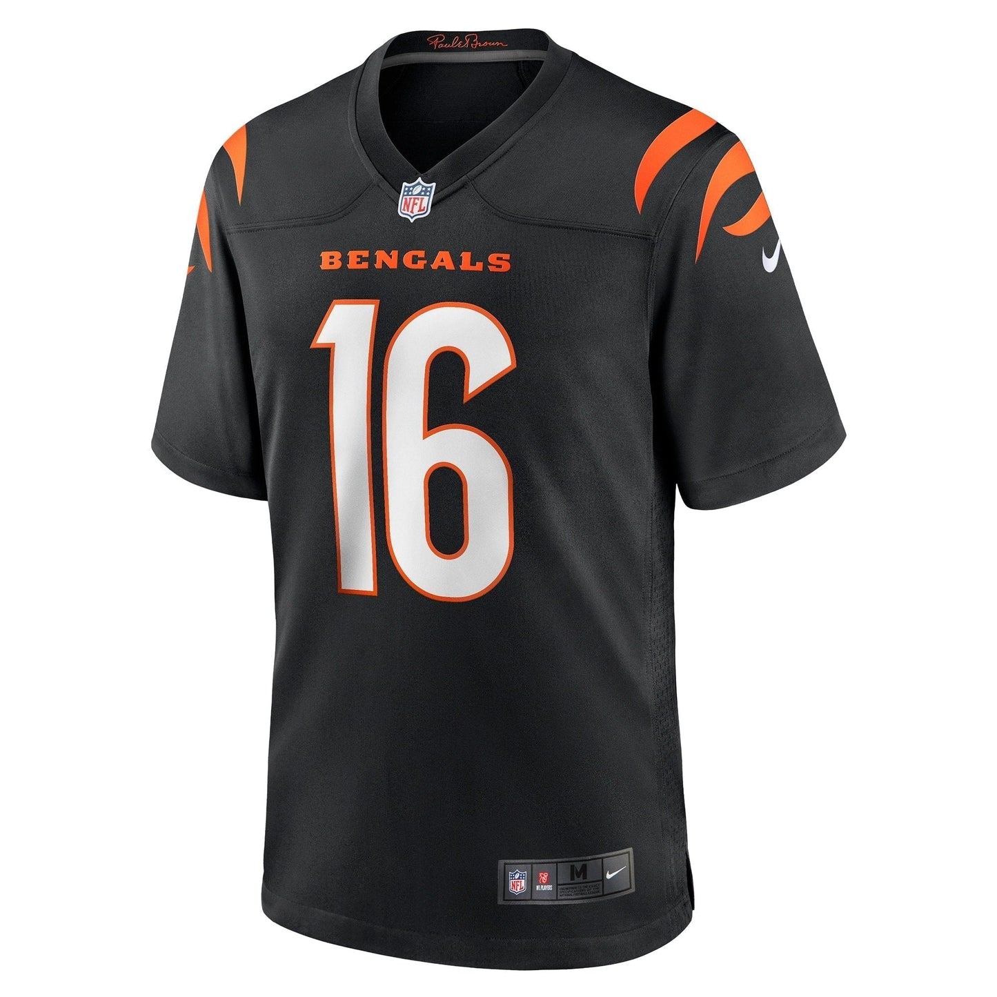 Trenton Irwin Cincinnati Bengals Game Jersey - Black football jersey product view 2