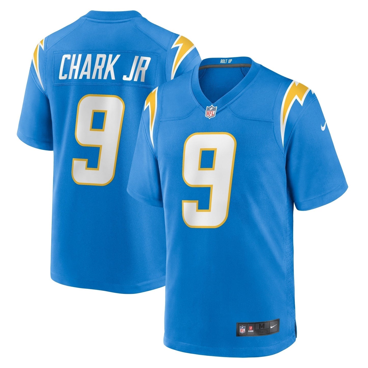 DJ Chark Jr. Los Angeles Chargers Game Jersey - Powder Blue football jersey product view 1