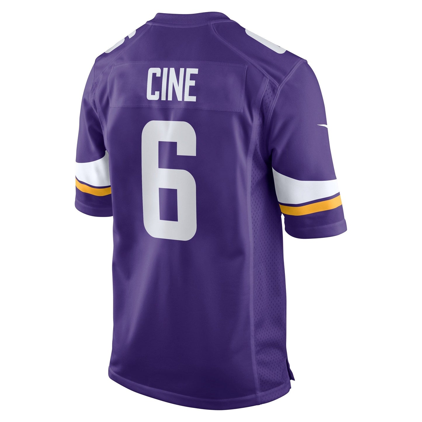 Lewis Cine Minnesota Vikings Game Jersey - Purple football jersey product view 3