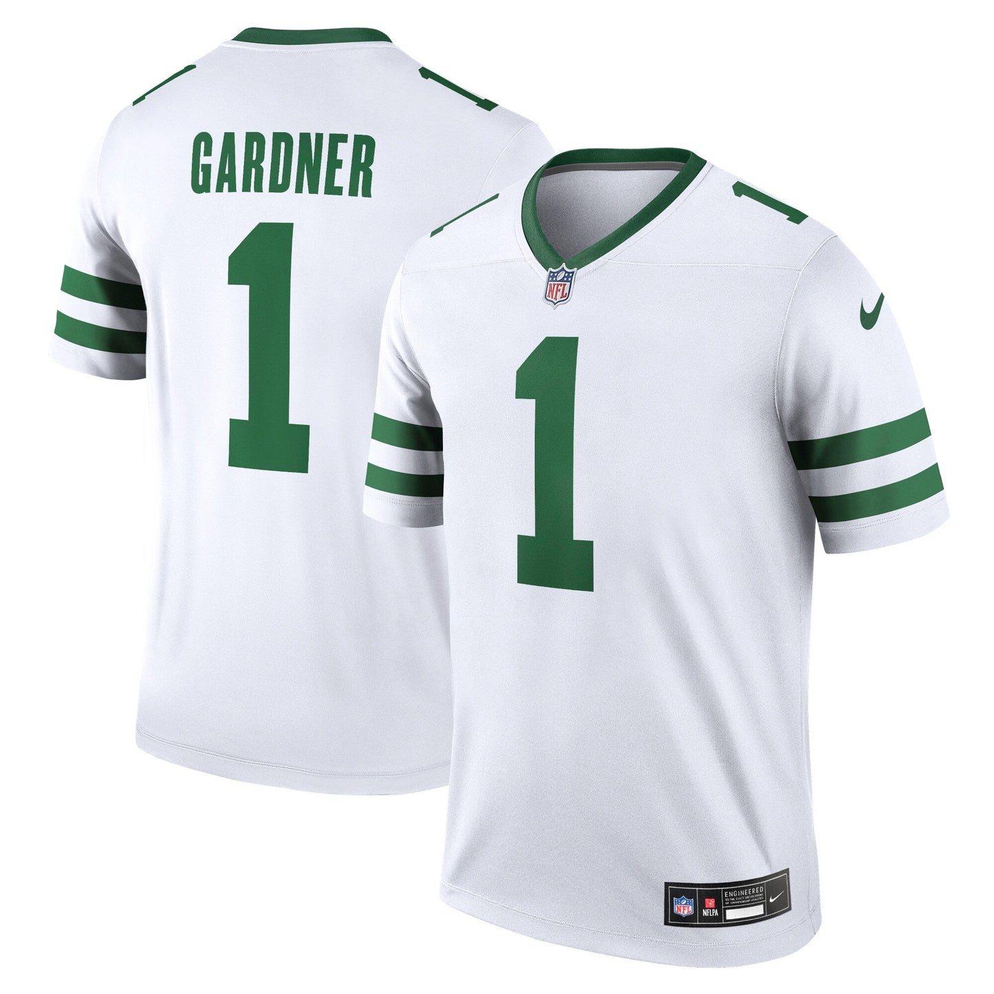 Sauce Gardner New York Jets Legend Jersey - Legacy White football jersey product view 1