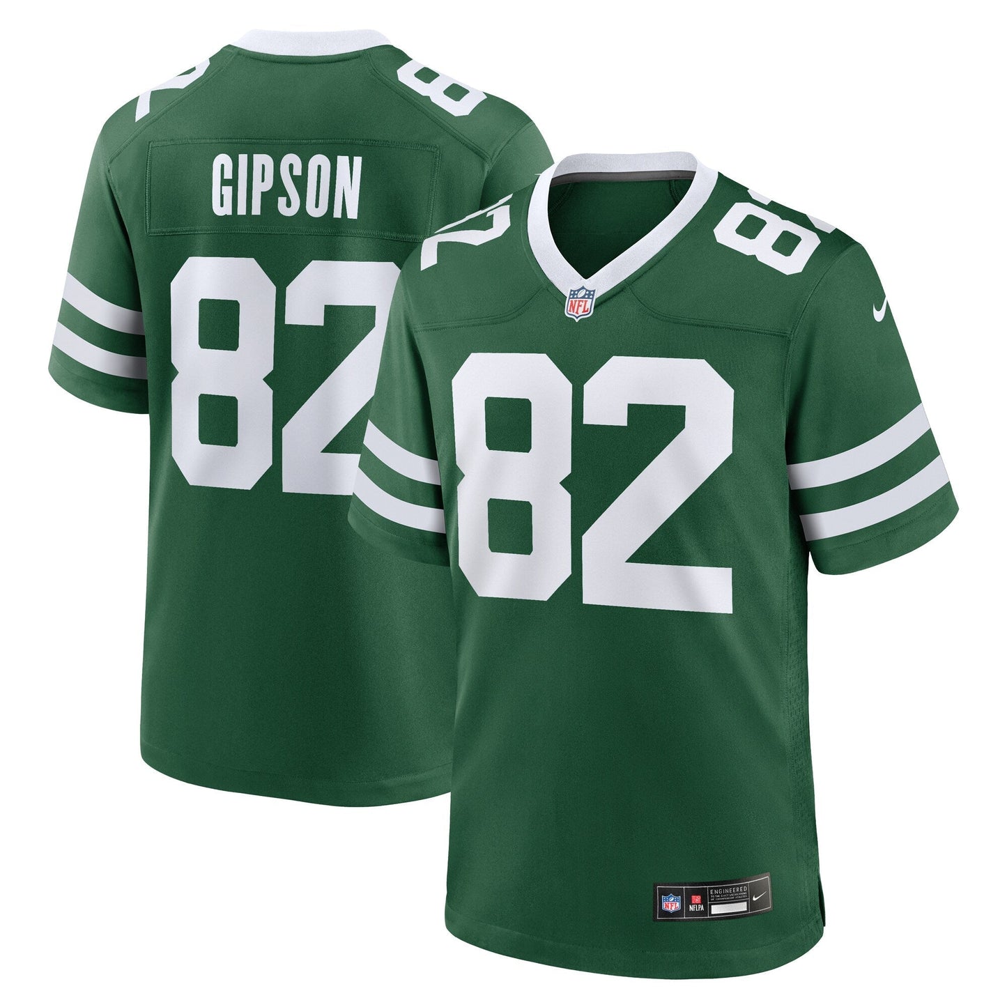 Xavier Gipson New York Jets Team Game Jersey - Legacy Green football jersey product view 1