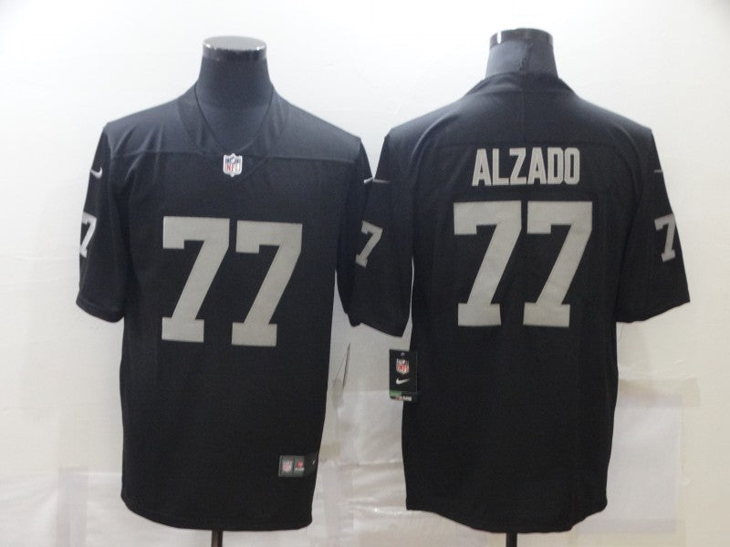 Men's Las Vegas Raiders Lyle Alzado Black Game Jersey football jersey product view 1