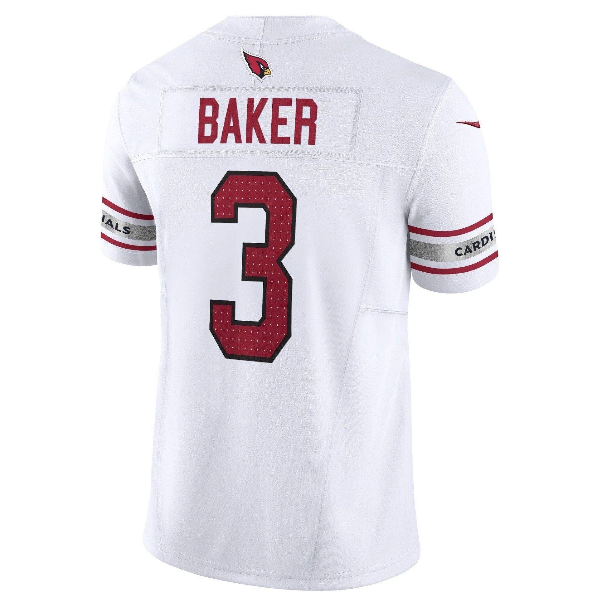 Budda Baker Arizona Cardinals Vapor F.U.S.E. Limited Jersey - White football jersey product view 3