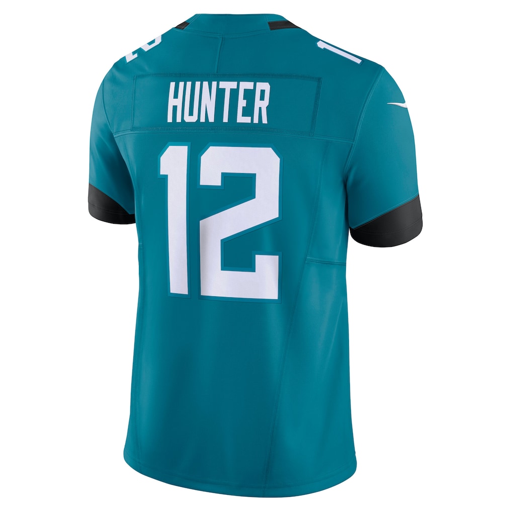 J.Jaguars #12 Travis Hunter Teal Team Limited Jersey football jersey product view 1