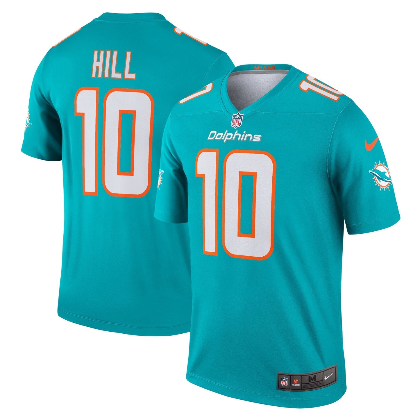 Miami Dolphins Tyreek Hill Aqua Legend Player Performance Top football jersey product view 1
