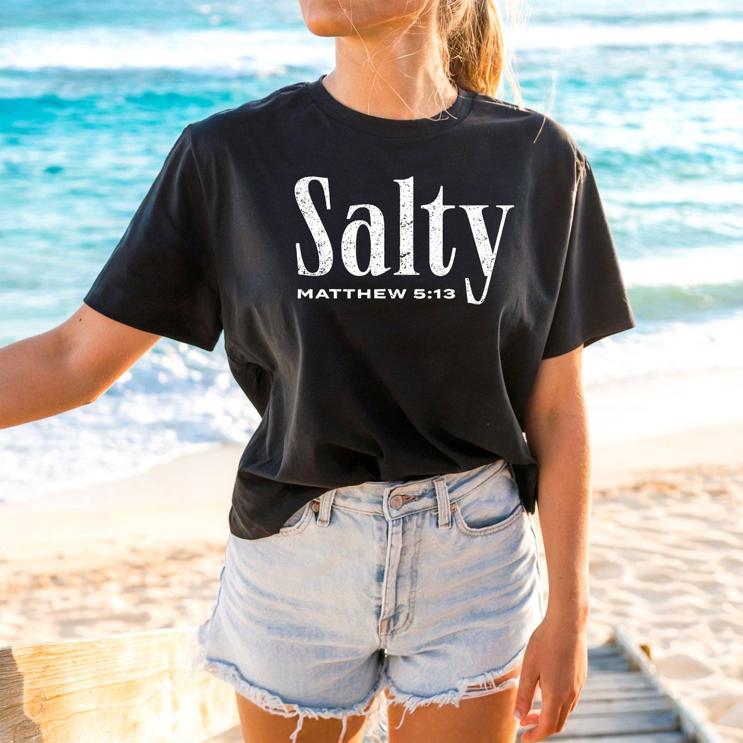 Summer Black Salty Tutlex Christian Women's Graphic Tee Unisex T-shirt, Sweatshirt, Hoodie, Long Sleeve Tee - T-Shirt, Sweatshirt, Hoodie