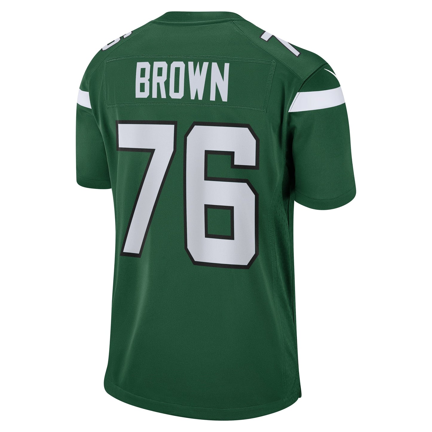 Duane Brown New York Jets Team Game Jersey - Gotham Green football jersey product view 3