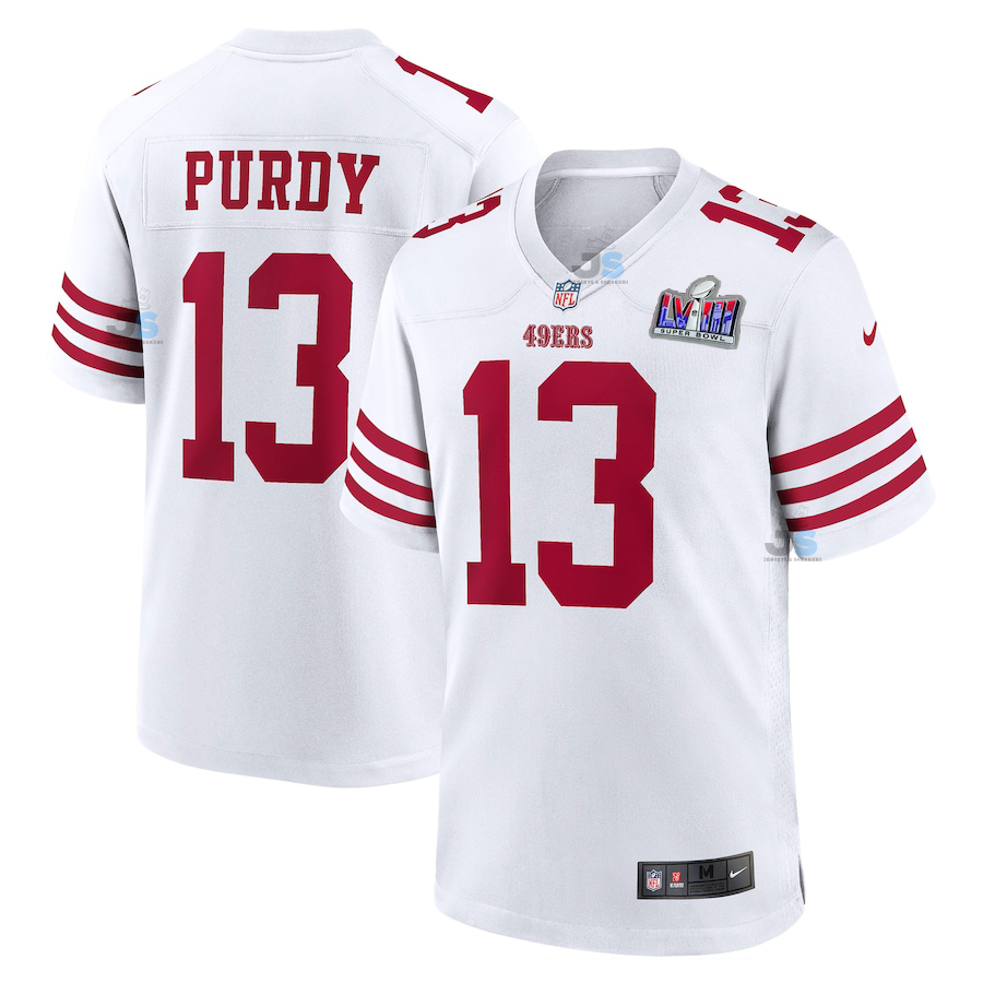 Brock Purdy San Francisco 49ers Super Bowl 2024 Jersey football jersey product view 1